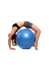 55CM Mor Pilates Topu – Spor, Denge ve Egzersiz Topu