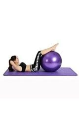 65CM Pembe Pilates Topu – Pilates ve Core Egzersiz Topu