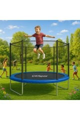 183 CM Trambolin – Büyük Boy Fileli Dış Mekan Trambolini