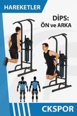 Güç Kulesi – Barfiks, Mekik ve Dips İstasyonu Spor Aleti