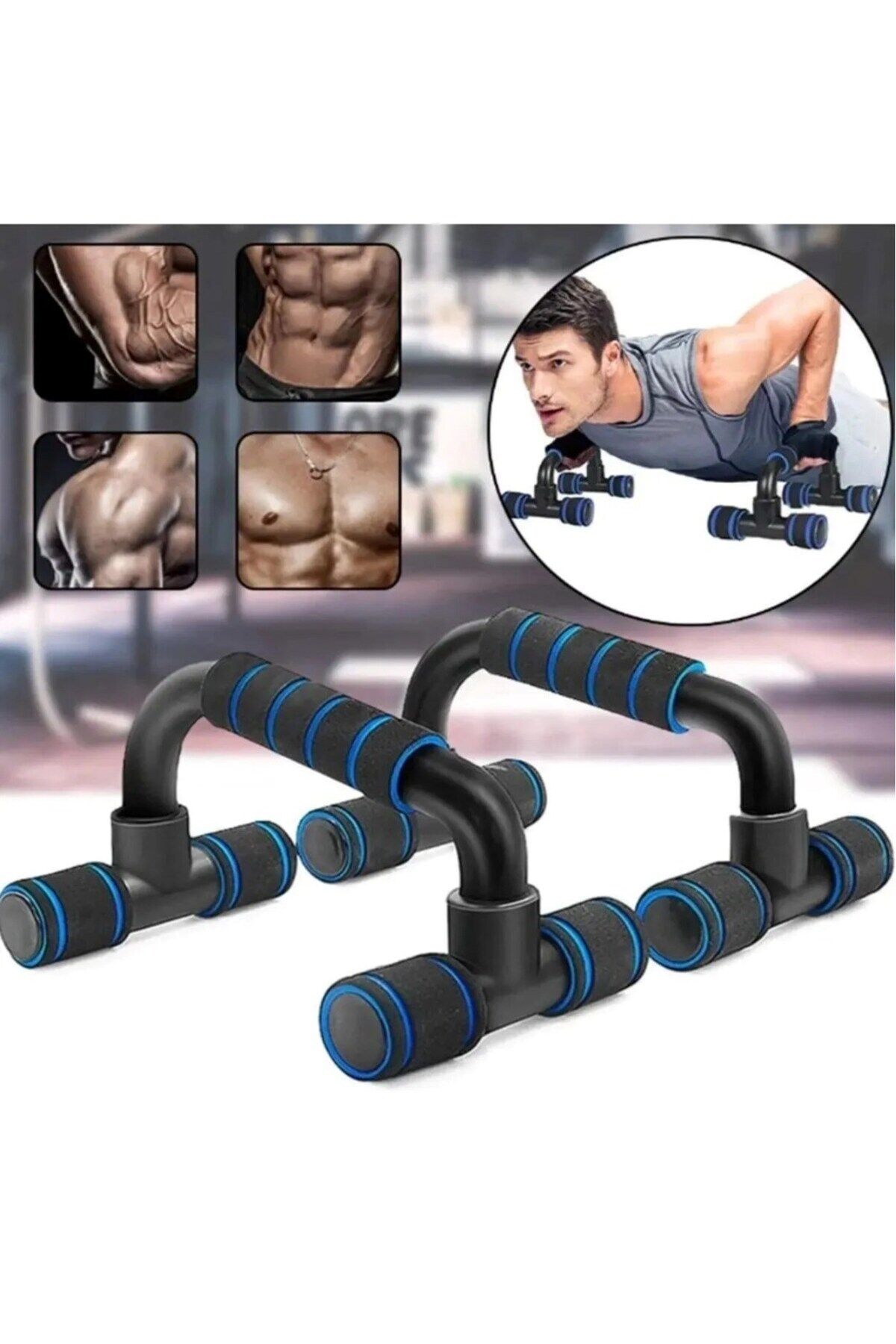 Şınav Aparatı – Kaymaz Tabanlı Kol ve Göğüs Egzersiz Aleti