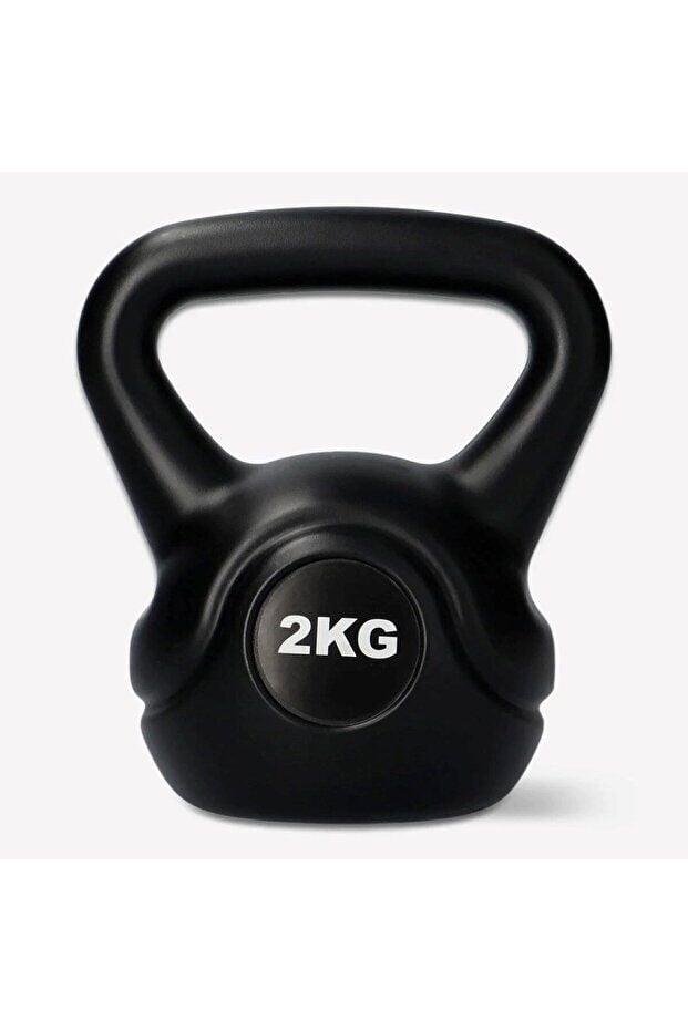 2 KG Kettlebell Siyah – Ev Fitness ve Güç Çalışması