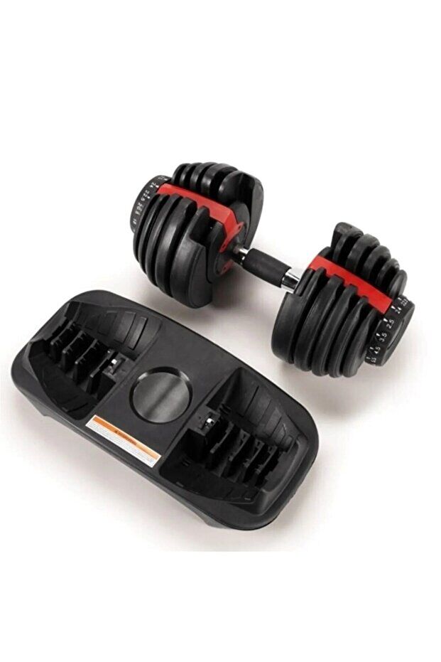 24KG Mekanizmalı Ayarlanabilir Dambıl Seti – Kol ve Omuz Kasları