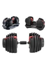 40KG Mekanizmalı Ayarlanabilir Dambıl Seti – Ev Fitness ve Güç Seti