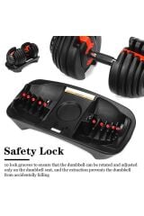 40KG Mekanizmalı Ayarlanabilir Dambıl Seti – Ev Fitness ve Güç Seti