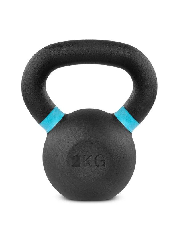 2 KG Döküm Kettlebell – Ev Spor, Kas ve Güç Çalışması