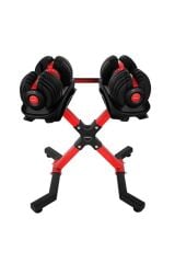 Dambıl Standı Kırmızı – Ev Spor ve Ağırlık Dambıl Rafı