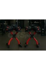 Dambıl Standı Kırmızı – Ev Spor ve Ağırlık Dambıl Rafı