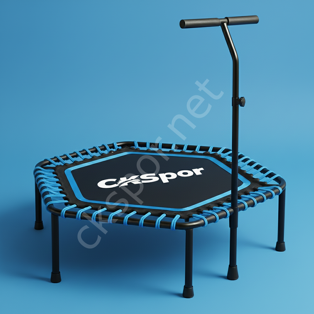 135 CM Tutunmalı Step Trambolin Mavi