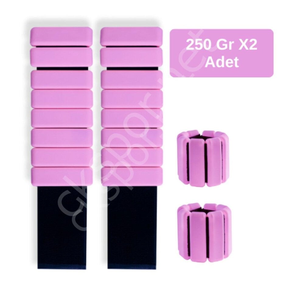 CKSPOR Ayarlanabilir Bilek ve Ayak Ağırlığı 500 gr x 2 Adet – Fitness ve Antrenman Aksesuarı