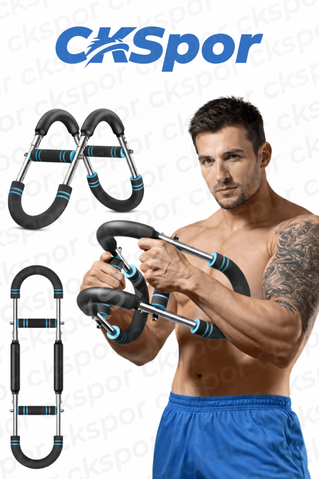 CKSPOR PRO Bilek ve Ön Kol Güçlendirme Aparatı – Çelik Dirençli Taşınabilir Fitness Aleti