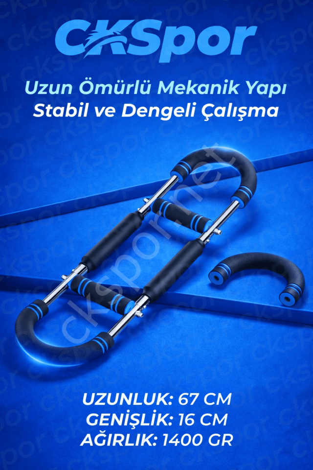 CKSPOR PRO Bilek ve Ön Kol Güçlendirme Aparatı – Çelik Dirençli Taşınabilir Fitness Aleti