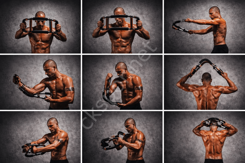 CKSPOR PRO Bilek ve Ön Kol Güçlendirme Aparatı – Çelik Dirençli Taşınabilir Fitness Aleti