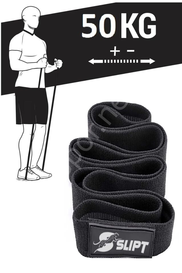 CKSpor 50 Kg Çift Sert Loop Direnç Bandı / Barfiks Lastiği Süper Loop Bandı