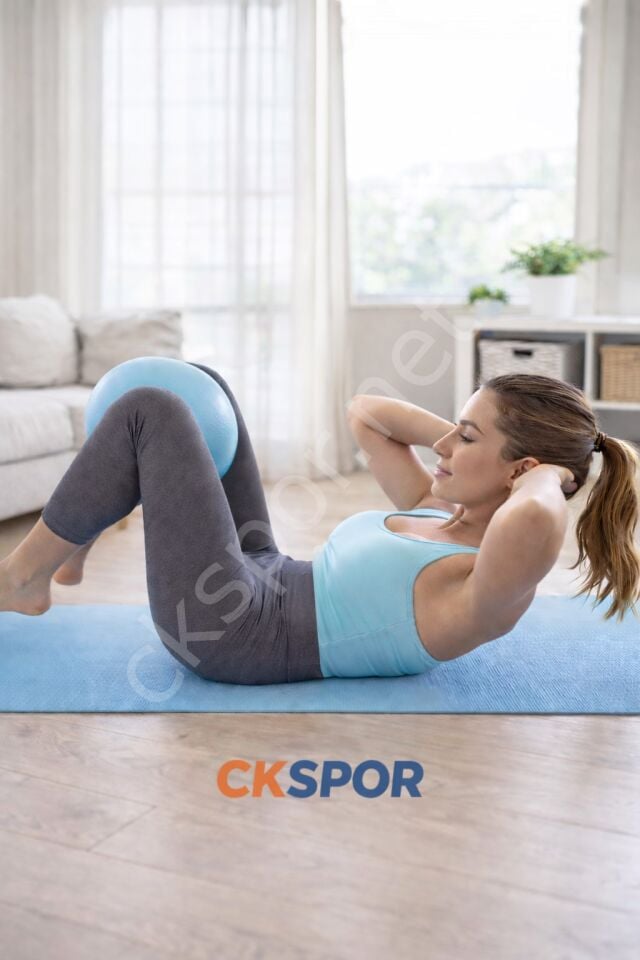 20 cm Mini Pilates Topu – Denge Karın ve Bacak Egzersizleri İçin