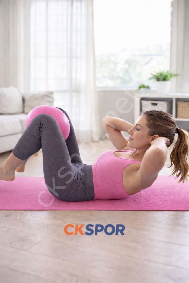 20 cm Mini Pilates Topu – Denge Karın ve Bacak Egzersizleri İçin
