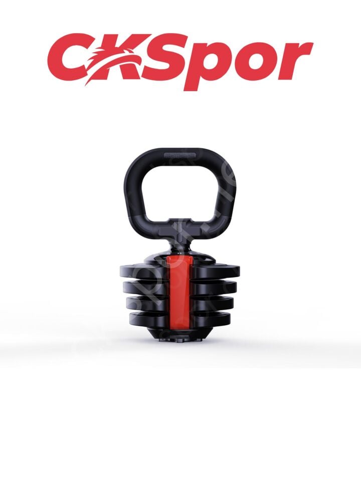 3’ü 1 Arada Ayarlanabilir Ağırlık Set 18 Kg Dambıl Halter ve Kettlebell Fonksiyonlu Fitness Ekipmanı