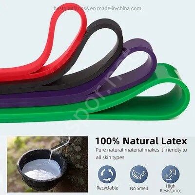 32 Mm Mor Güç Bandı Fitness Resistance Powerband En Sert Direnç Lastiği Pilates Latex Aerobik Squat