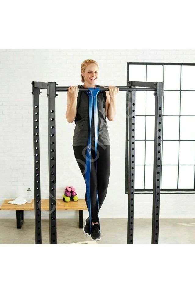 32 Mm Mor Güç Bandı Fitness Resistance Powerband En Sert Direnç Lastiği Pilates Latex Aerobik Squat