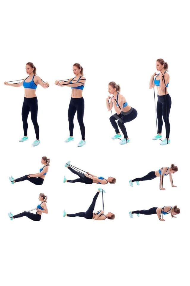 32 Mm Mor Güç Bandı Fitness Resistance Powerband En Sert Direnç Lastiği Pilates Latex Aerobik Squat