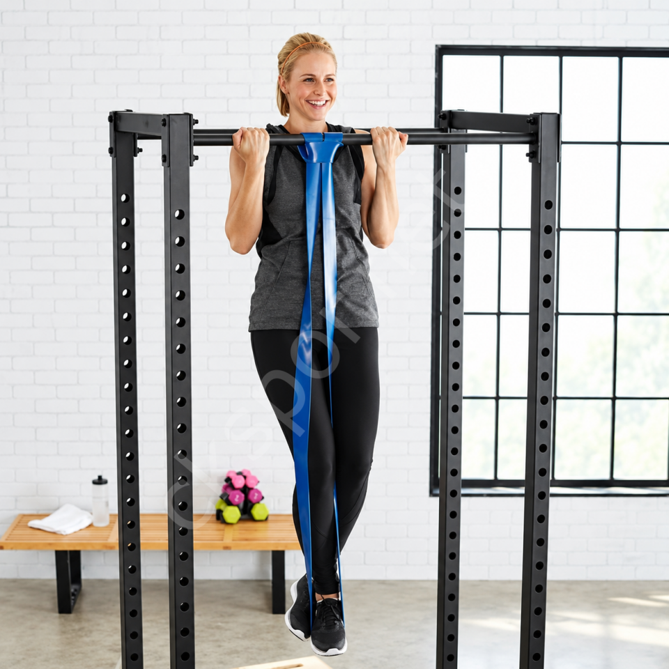 CKSPOR Powerband Direnç Lastiği Fitness Pilates Squat Barfiks Güç ve Egzersiz Bandı