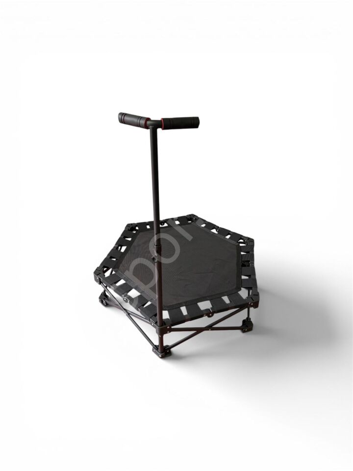 Katlanabilir Taşınabilir Tutunmalı Trambolin Evde Kardiyo Fitness Egzersiz Aleti