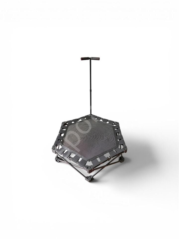 Katlanabilir Taşınabilir Tutunmalı Trambolin Evde Kardiyo Fitness Egzersiz Aleti