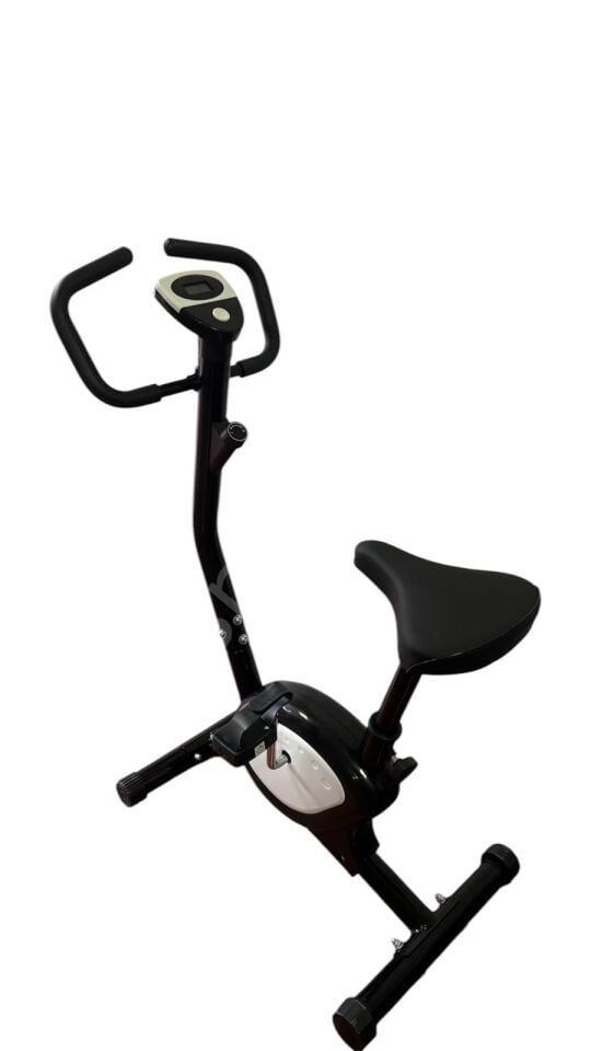 Dikey Kondisyon Bisikleti LCD Ekranlı Ayarlanabilir Dirençli Ev Tipi Kardiyo Bisikleti