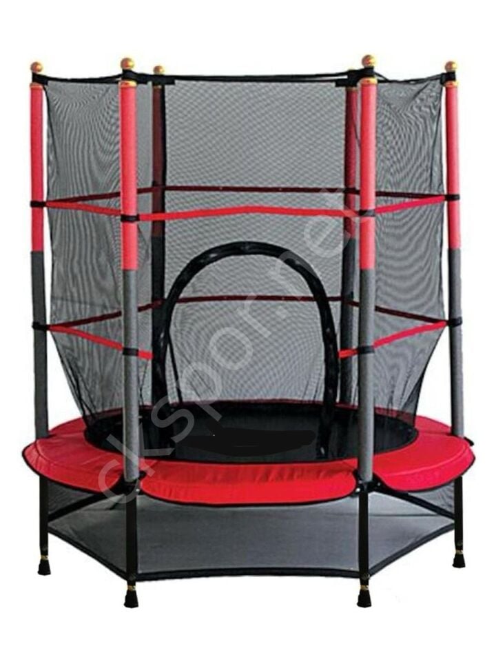 140 cm (55 inç) Tam Boy Koruma Fileli Çocuk Trambolini Güvenlik Fileli Trambolin