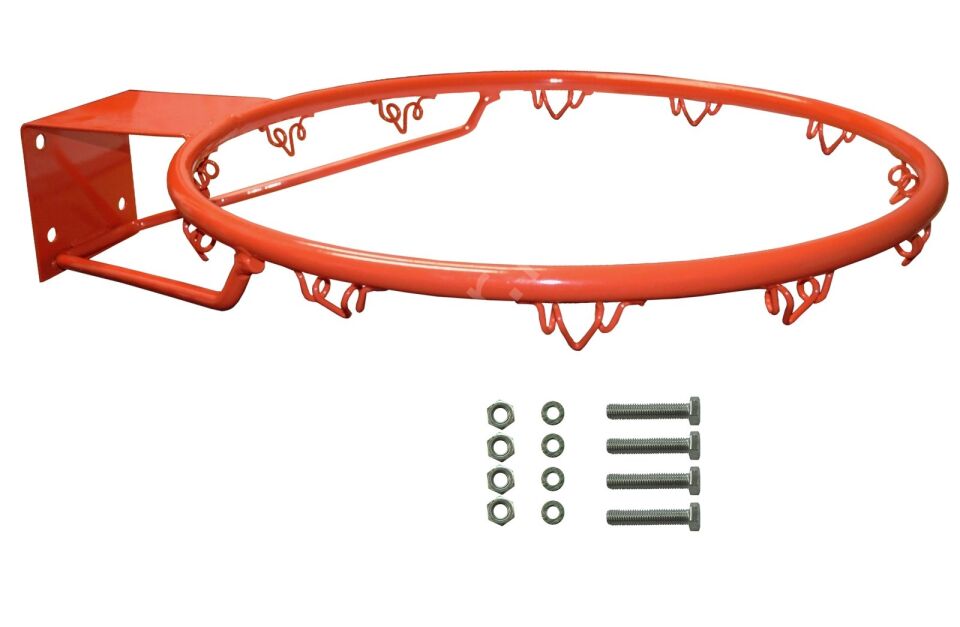 CKSpor Basketbol Potası ve Filesi 45 Cm Çember Çapı Duvara Monte Basketbol Çemberi