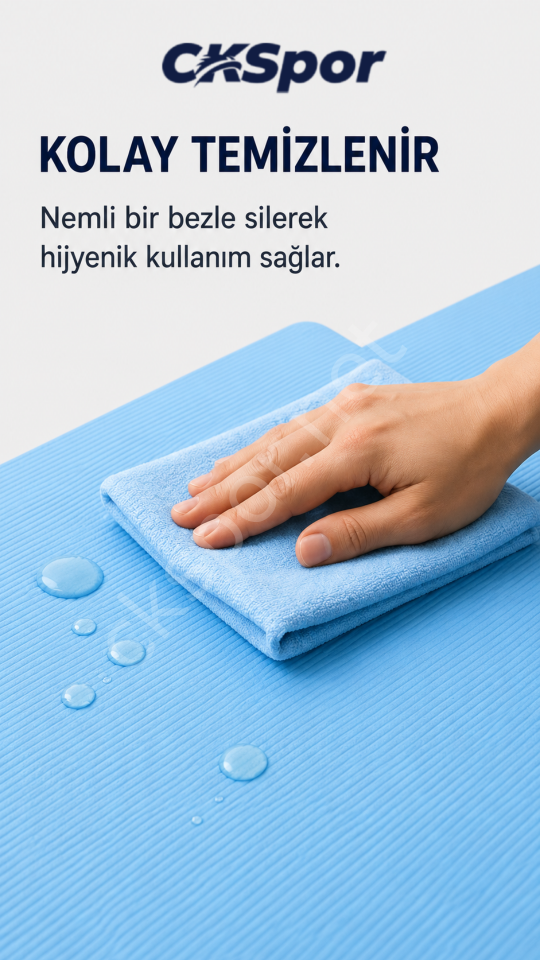 6 MM Pilates Matı Mavi