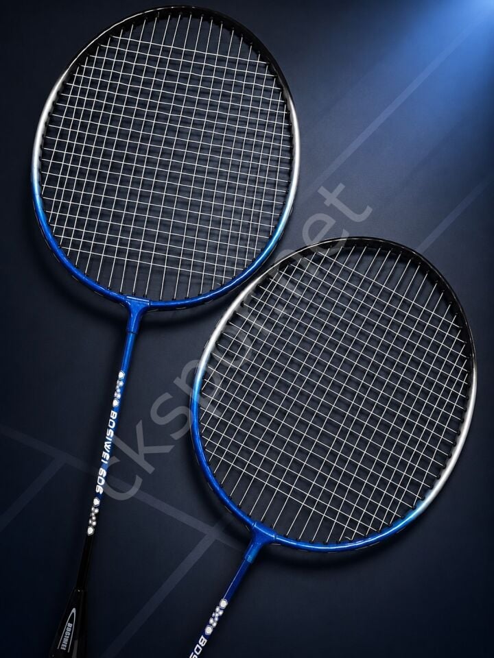 Pro-606 Badminton Seti 2 Raket 3 Top Taşıma Çantalı Badminton Raketi Ve Top Seti