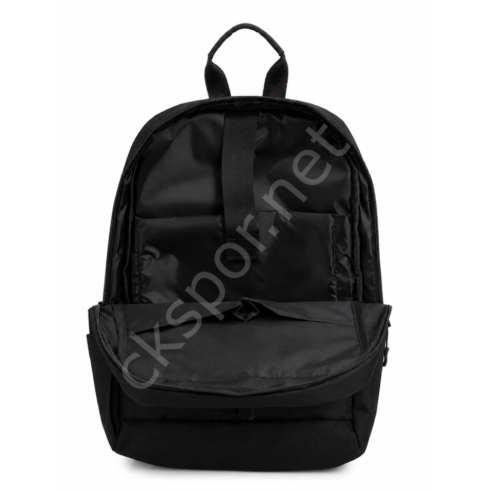 Unisex Siyah Laptop Sırt Çantası Çok Bölmeli Günlük Okul İş ve Seyahat Çantası