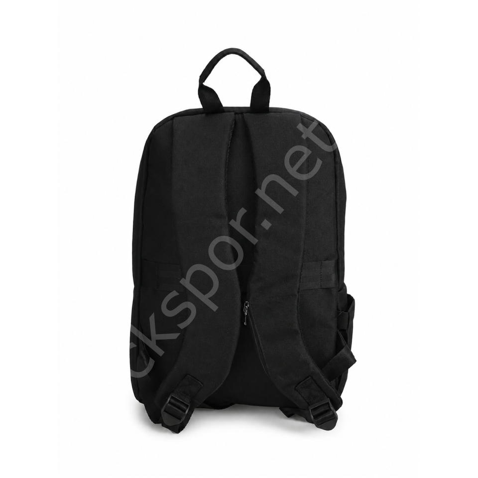 Unisex Siyah Laptop Sırt Çantası Çok Bölmeli Günlük Okul İş ve Seyahat Çantası