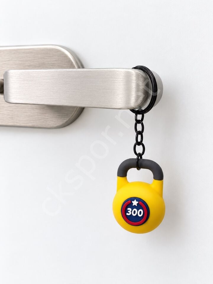 CKSpor Kettlebell Temalı Spor Anahtarlık Fitness Tasarımlı Çanta Aksesuarı A38