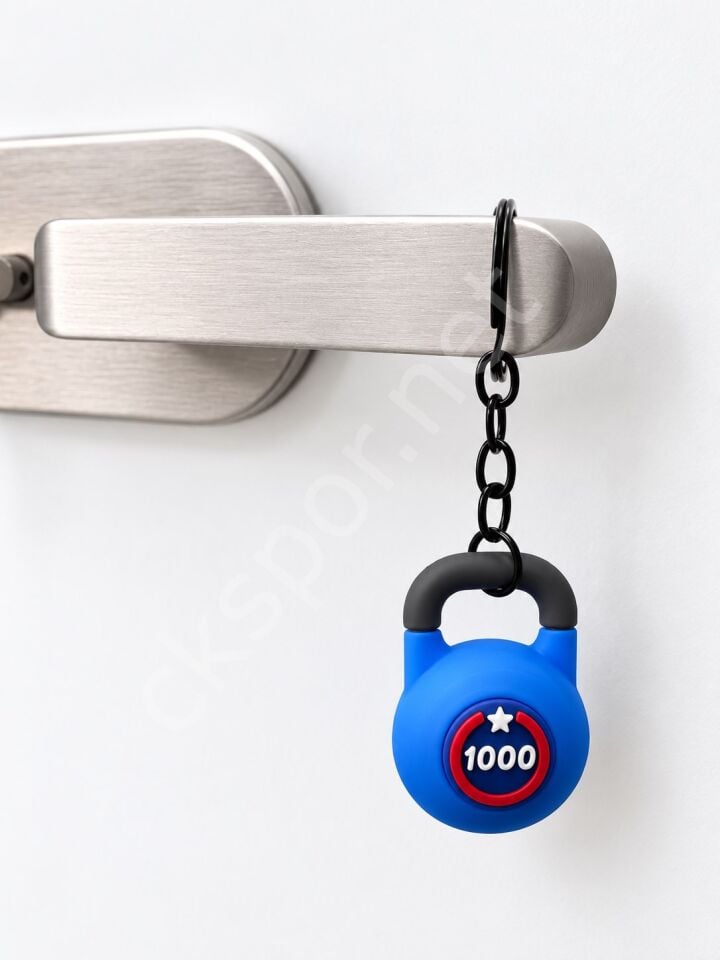 CKSpor Kettlebell Temalı Spor Anahtarlık Fitness Tasarımlı Çanta Aksesuarı A38