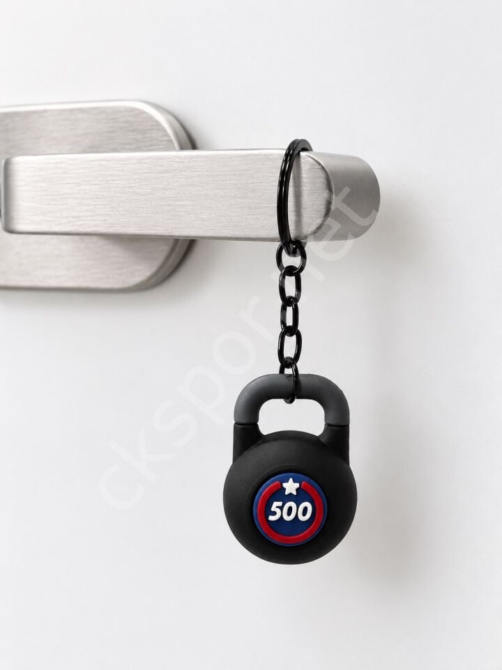 CKSpor Kettlebell Temalı Spor Anahtarlık Fitness Tasarımlı Çanta Aksesuarı A38