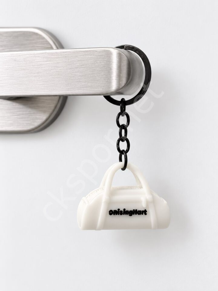 CKSpor Mini Spor Çantası Temalı Anahtarlık Fitness Tasarımlı Çanta Aksesuarı Charm A-37