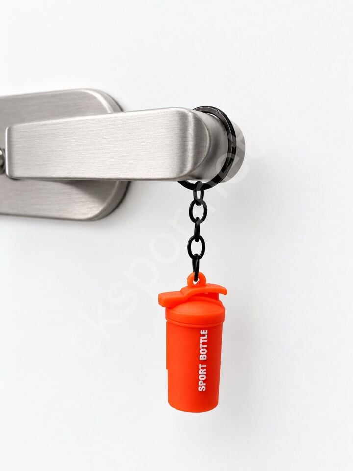 CKSpor Spor Matarası Temalı Anahtarlık Fitness Tasarımlı Çanta Aksesuarı Charm A-36