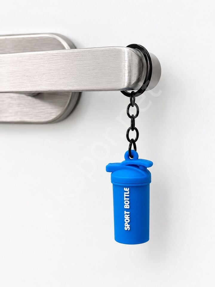 CKSpor Spor Matarası Temalı Anahtarlık Fitness Tasarımlı Çanta Aksesuarı Charm A-36