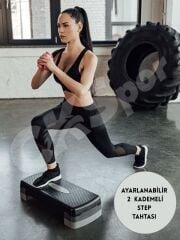 Step Tahtası – Aerobik Step Platformu Spor ve Egzersiz Aleti