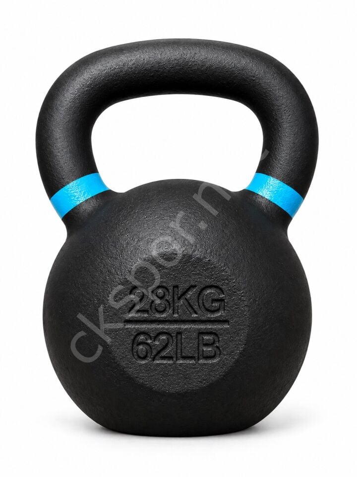 CKSPOR 28 kg Döküm Kettlebell Çaydanlık Dambıl – Fitness ve Fonksiyonel Antrenman Ağırlığı