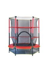 140 CM Trambolin – 55 İnç Katlanabilir Fileli Trambolin Kırmızı Modeli