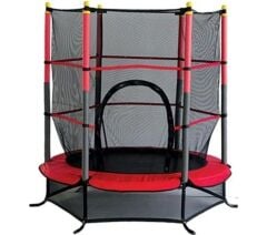 140 CM Trambolin – 55 İnç Katlanabilir Fileli Trambolin Kırmızı Modeli