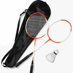 Çantalı Pro Badminton Raket Set – 2 Raket + Top + Taşıma Çantası