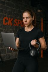 2 KG Kettlebell Siyah – Ev Fitness ve Güç Çalışması