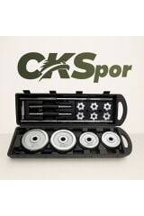 50KG Krom Çantalı Dambıl Seti – Ev Fitness, Kol ve Göğüs Ağırlığı