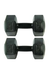 2x5 KG Dambıl – Siyah – Spor ve Crossfit Ağırlık Dambılı