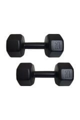2x10 KG Dambıl – Siyah – Ev Spor ve Profesyonel Fitness Dambılları