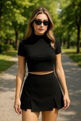 Şort Etek – Spor ve Fitness Kadın Şortlu Etek Modeli S